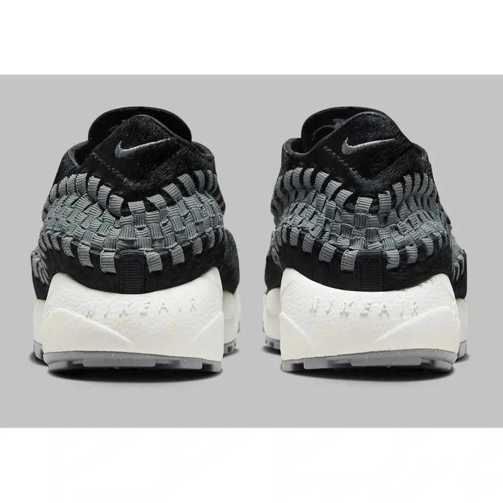 Nike Air Footscape Woven Black Smoke Grey Womens Sports Sneaker FB1959-001 - Picture 7 of 12